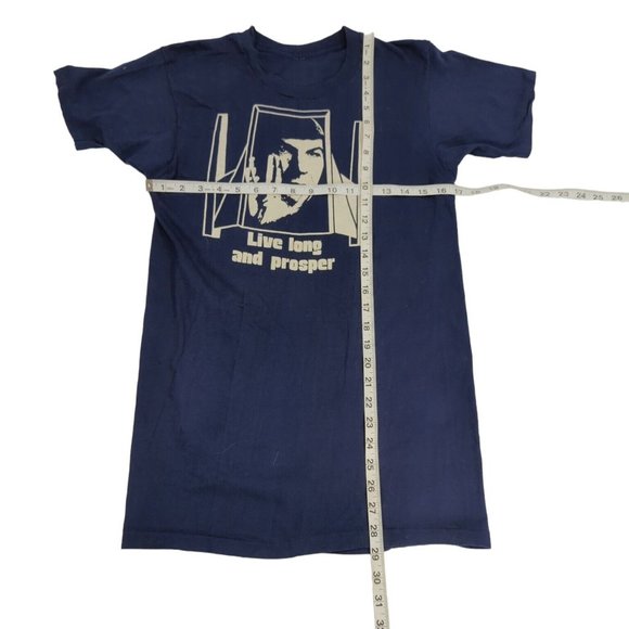 Vtg 1975 Star Trek Spock Live Long And Prosper Trekkie Single Stitch T Shirt - Picture 7 of 7